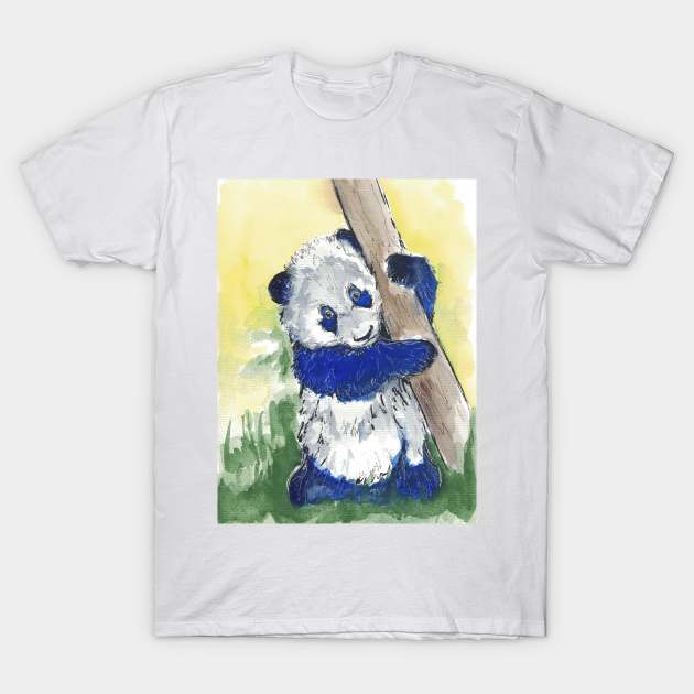 watercolor panda T-Shirt by pictures
